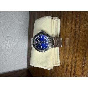 Wenger Men's 79178 Swiss Military SeaForce Blue Stainless Steel Dive Watch 200M